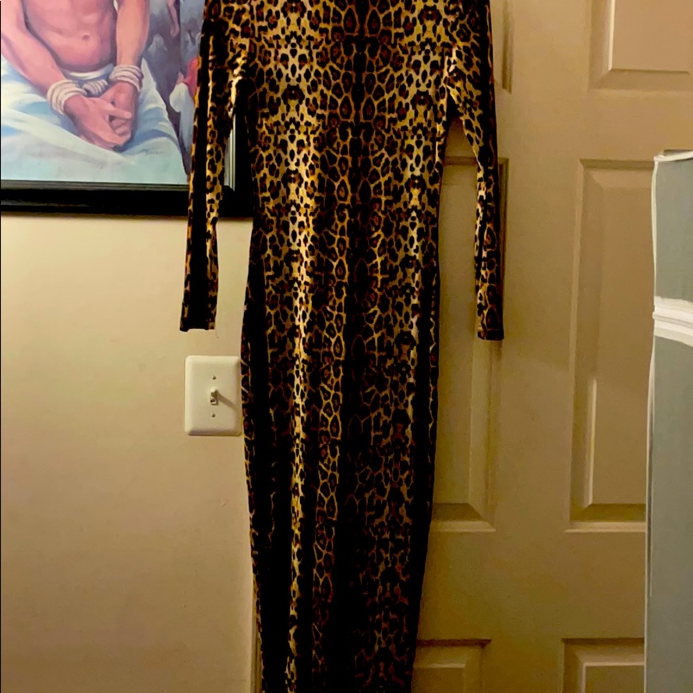Matte Collection Animal print dress